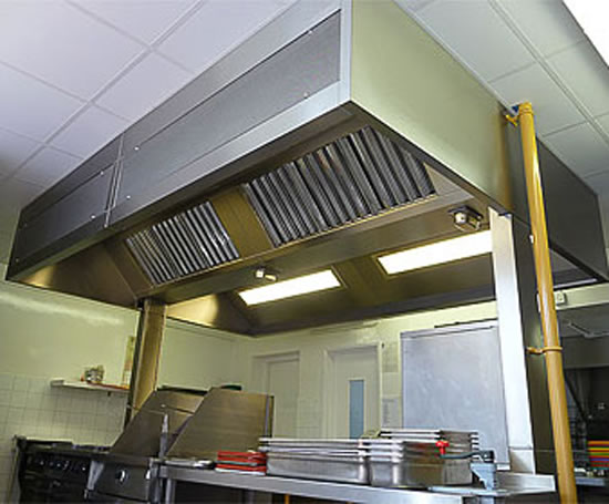 Ventilation Canopy with Lighting